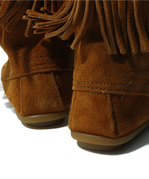 NANO universe（ナノユニバース）の「MINNETONKA/TRAMPER ANKLE       HI BOOT（ブーツ・レディース・ブラウン・6/7/8）」の7枚目の写真