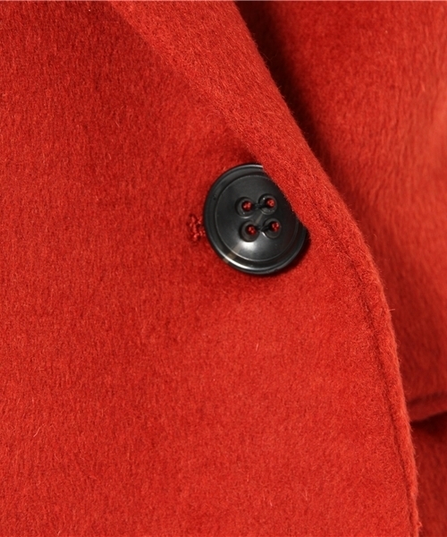 Ray BEAMS（レイビームス）の「Ray BEAMS / 4ボタン ダブルテーラードコート（その他アウター・レディース・ブラック/レッド・0/1）」の9枚目の写真