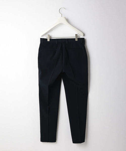 EN ROUTE(アンルート)の「<EN ROUTE> ナイロンツイル ノープリーツパンツ ◆(スラックス・メンズ・ブラック/ネイビー・1/2/3/4)」の4枚目の写真