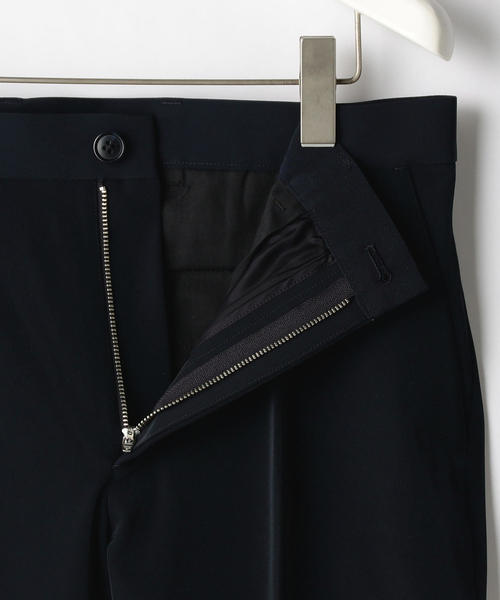 EN ROUTE(アンルート)の「<EN ROUTE> ナイロンツイル ノープリーツパンツ ◆(スラックス・メンズ・ブラック/ネイビー・1/2/3/4)」の5枚目の写真
