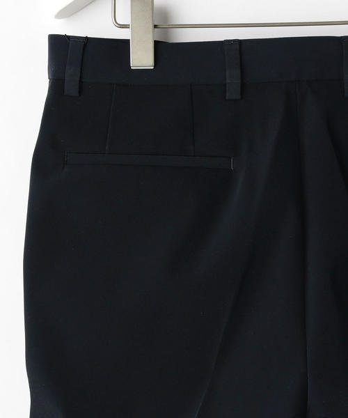 EN ROUTE(アンルート)の「<EN ROUTE> ナイロンツイル ノープリーツパンツ ◆(スラックス・メンズ・ブラック/ネイビー・1/2/3/4)」の7枚目の写真