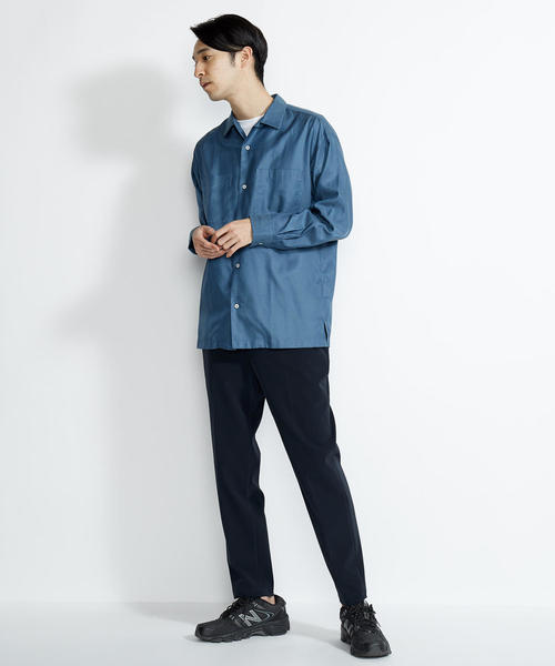 EN ROUTE(アンルート)の「<EN ROUTE> ナイロンツイル ノープリーツパンツ ◆(スラックス・メンズ・ブラック/ネイビー・1/2/3/4)」の14枚目の写真