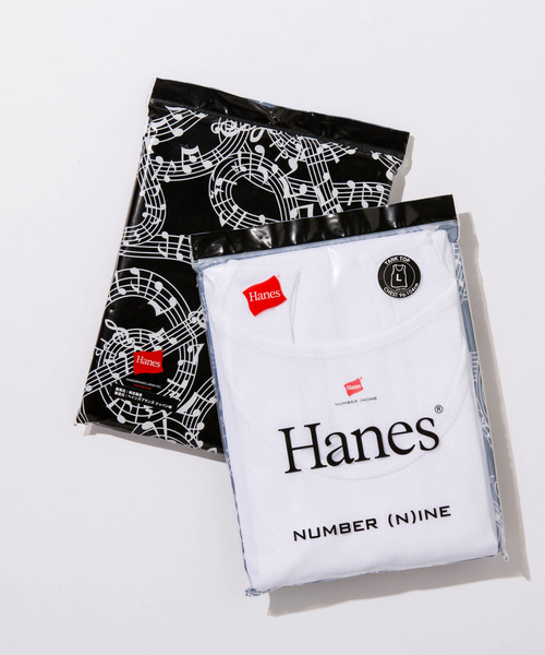 NUMBER (N)INE(ナンバーナイン)の「Hanes × NUMBER (N)INE_TANK TOP(タンクトップ・メンズ・ブラック/ホワイト/グレー・L/S/M)」の5枚目の写真