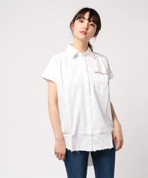 PLENTY�i�v�����e�B�j�́u�yPLENTY HUMANWEAR�zZOE BUTTON DOWN SS�i�V���c/�u���E�X�j�v