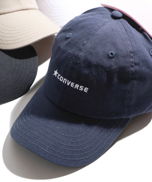 CONVERSE(コンバース)の「∴WEGO/CONVERSE ローキャップ(キャップ・メンズ・ネイビー/ブラック/ベージュ/ピンク/ホワイト/レッド/ライトパープル/ライトピンク・FREE)」の5枚目の写真