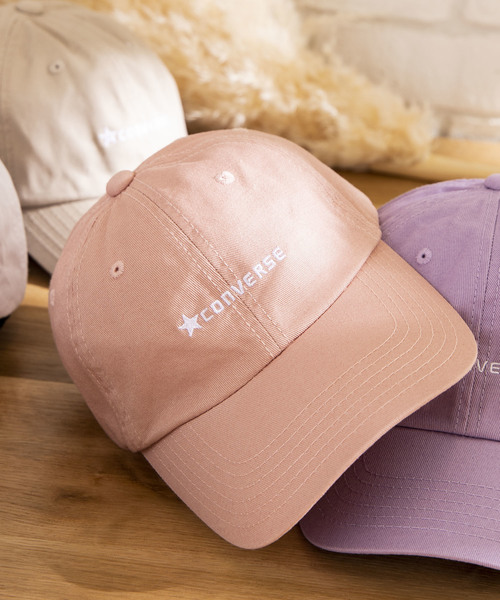 CONVERSE(コンバース)の「∴WEGO/CONVERSE ローキャップ(キャップ・メンズ・ネイビー/ブラック/ベージュ/ピンク/ホワイト/レッド/ライトパープル/ライトピンク・FREE)」の7枚目の写真