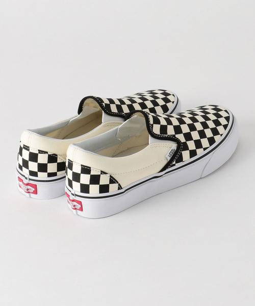 VANS(バンズ)の「<VANS(バンズ)>スリッポン チェック/スニーカー о(スニーカー・レディース・ブラック・6h/5/4h/6/5h)」の8枚目の写真