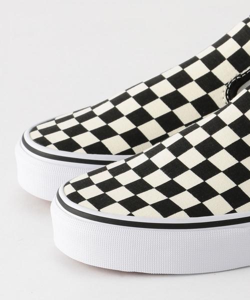 VANS(バンズ)の「<VANS(バンズ)>スリッポン チェック/スニーカー о(スニーカー・レディース・ブラック・6h/5/4h/6/5h)」の7枚目の写真