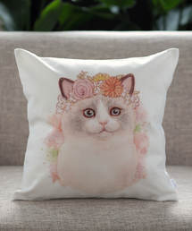 クッション/クッションカバー（ピンク/桃色系）ファッション通販