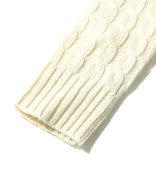 devirock（デビロック）の「ベーシックケーブルニット セーター（ニット/セーター・キッズ・オフホワイト/カーキ/イエロー系その他/スモークピンク/レンガ/ブラック/ネイビー/モカ/ピンク系その他・110cm/120cm/140cm/150cm/130cm/160cm/100cm）」の22枚目の写真