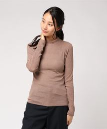 KOBE LETTUCE | 【ボートネックorプチハイネック】選べる2タイプネックリブニットソートップス＊レディース[C3483]神戸レタス(ニット/セーター)