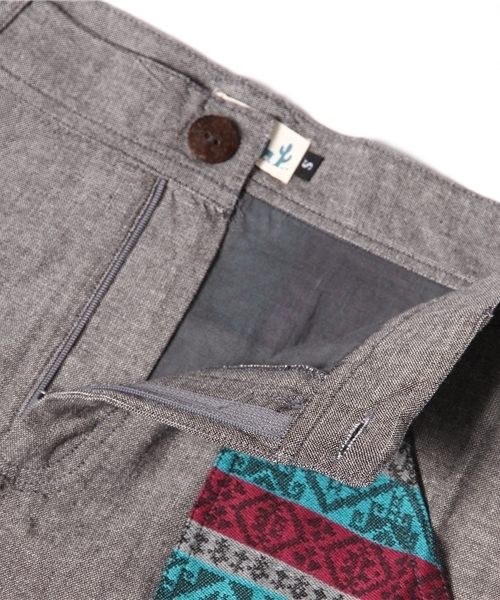 チチカカ(チチカカ)の「ウィチョールボーダースカート(スカート・レディース・チャコールグレー/グリーン/オレンジ・MEDIUM/SMALL)」の10枚目の写真