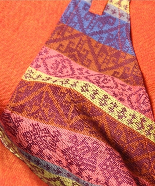 チチカカ(チチカカ)の「ウィチョールボーダースカート(スカート・レディース・チャコールグレー/グリーン/オレンジ・MEDIUM/SMALL)」の12枚目の写真