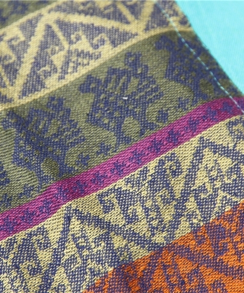 チチカカ(チチカカ)の「ウィチョールボーダースカート(スカート・レディース・チャコールグレー/グリーン/オレンジ・MEDIUM/SMALL)」の13枚目の写真