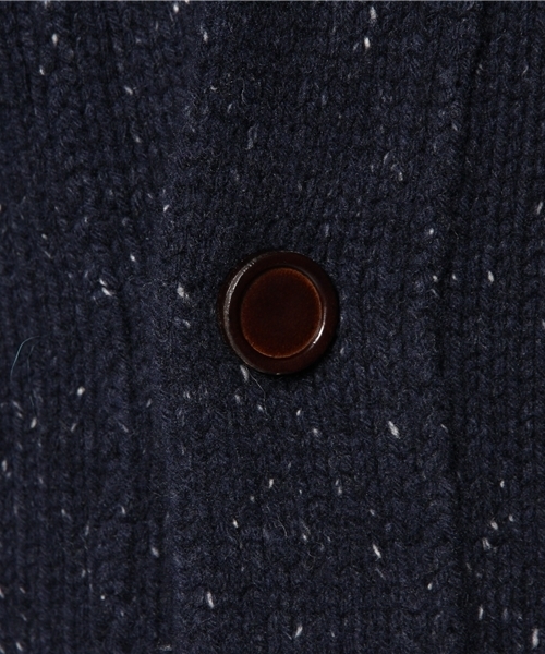 BRILLA per il gusto(ブリッラペルイルグースト)の「□RC / ショールカーディガン(ニット/セーター・メンズ・オフホワイト/インディゴブルー・44/46/48/50)」の9枚目の写真