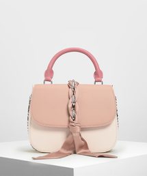 CHARLES & KEITH | ブレードリボン トップハンドルバッグ / Braided Ribbon Top Handle Bag(ハンドバッグ)