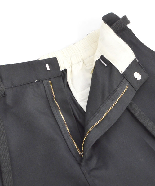 ROOPTOKYO(ループトウキョウ)の「MADE IN STANDARD ワイドカットオフ8分丈イージーパンツ(チノパンツ・メンズ・ブラック/ベージュ・S/M/L/XL)」の7枚目の写真