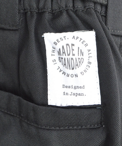 ROOPTOKYO(ループトウキョウ)の「MADE IN STANDARD ワイドカットオフ8分丈イージーパンツ(チノパンツ・メンズ・ブラック/ベージュ・S/M/L/XL)」の14枚目の写真