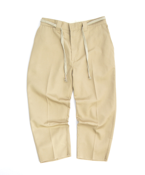 ROOPTOKYO(ループトウキョウ)の「MADE IN STANDARD ワイドカットオフ8分丈イージーパンツ(チノパンツ・メンズ・ブラック/ベージュ・S/M/L/XL)」の19枚目の写真