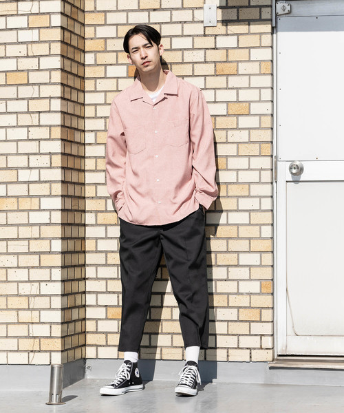 ROOPTOKYO(ループトウキョウ)の「MADE IN STANDARD ワイドカットオフ8分丈イージーパンツ(チノパンツ・メンズ・ブラック/ベージュ・S/M/L/XL)」の20枚目の写真
