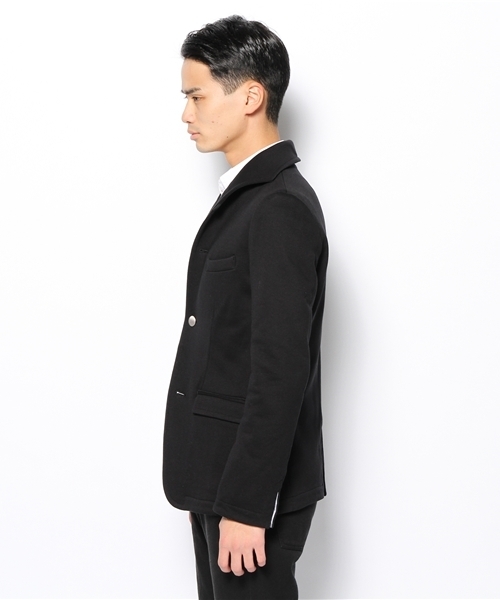 NANO universe（ナノユニバース）の「ジャパンメイドイタリアンカラーJK（テーラードジャケット・メンズ・ブラック/ネイビー/チャコール・X-LARGE/LARGE/SMALL/MEDIUM）」の4枚目の写真