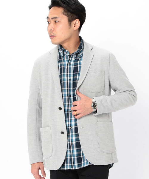 21年春の Lights Beams テーラードジャケット Beams Lights ビームスライツ のテーラードジャケット Beams 2ボタン ジャケット テーラードジャケット セール Men ミニワッフル Lights ビームスライツ のファッション