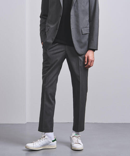 UNITED ARROWS（ユナイテッドアローズ）の「UASB 14 CTY  1プリーツ パンツ（スラックス・メンズ・ブラック/グレー・MEDIUM/SMALL/LARGE/X-LARGE）」の2枚目の写真