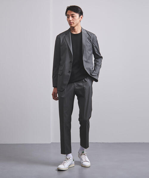 UNITED ARROWS（ユナイテッドアローズ）の「UASB 14 CTY  1プリーツ パンツ（スラックス・メンズ・ブラック/グレー・MEDIUM/SMALL/LARGE/X-LARGE）」の9枚目の写真