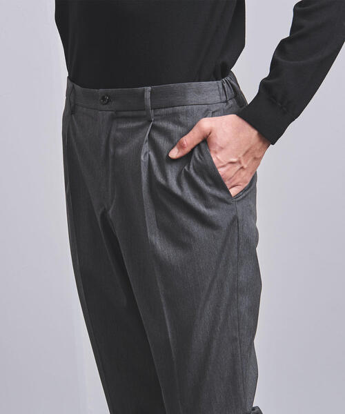 UNITED ARROWS（ユナイテッドアローズ）の「UASB 14 CTY  1プリーツ パンツ（スラックス・メンズ・ブラック/グレー・MEDIUM/SMALL/LARGE/X-LARGE）」の11枚目の写真