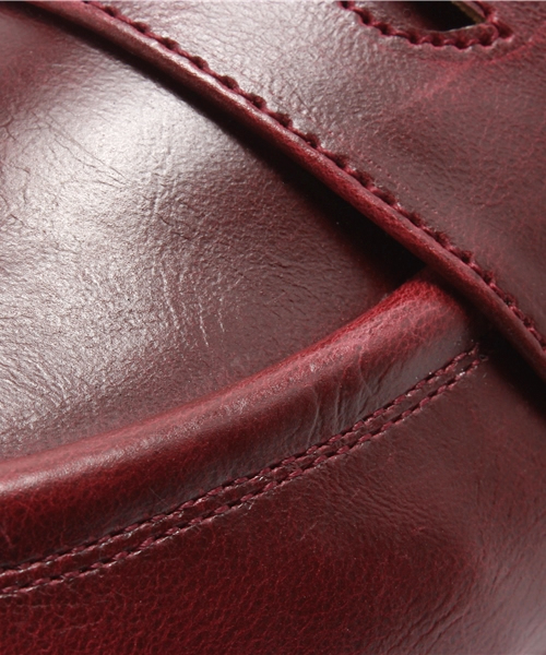 WEGO（ウィゴー）の「WEGO/フェイクレザー厚底ローファー（ドレスシューズ・レディース・ホワイト/ブラック/ワイン・24.5/23.5）」の4枚目の写真