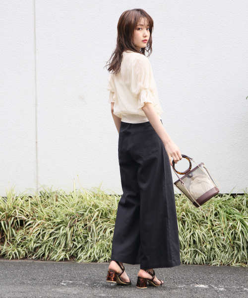 Heather（ヘザー）の「シフォンヨウリュウハイネックブラウス　834076（シャツ/ブラウス・レディース・ベージュ/ホワイト/ブラック・FREE）」の13枚目の写真