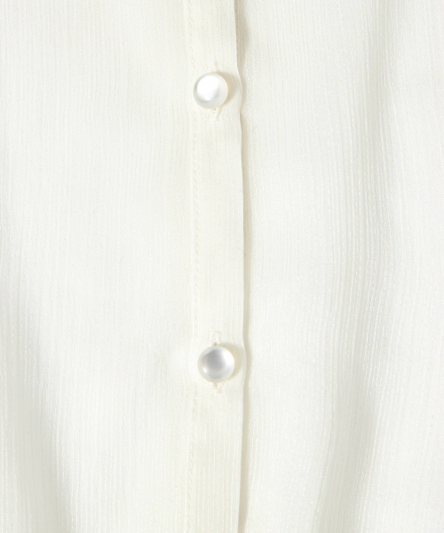 Heather（ヘザー）の「シフォンヨウリュウハイネックブラウス　834076（シャツ/ブラウス・レディース・ベージュ/ホワイト/ブラック・FREE）」の14枚目の写真