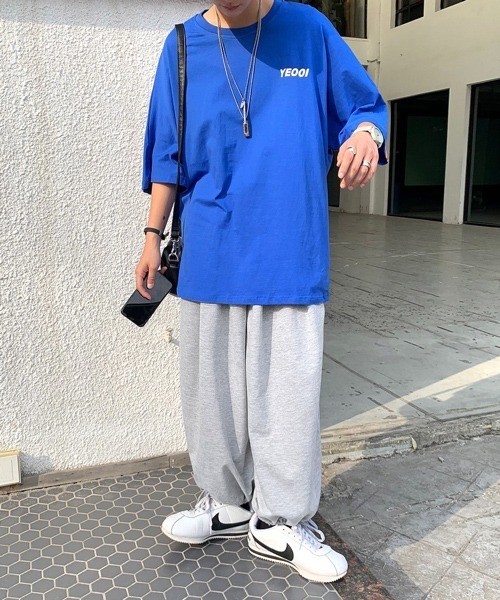 neos（ネオス）の「【neos -addictive design-】リフレクターライン バック ビッグロゴプリント ドルマンT（Tシャツ/カットソー・メンズ・ホワイト/ブラック/パープル/ブルー・MEDIUM/LARGE/X-LARGE）」の21枚目の写真