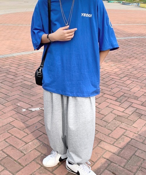 neos（ネオス）の「【neos -addictive design-】リフレクターライン バック ビッグロゴプリント ドルマンT（Tシャツ/カットソー・メンズ・ホワイト/ブラック/パープル/ブルー・MEDIUM/LARGE/X-LARGE）」の18枚目の写真