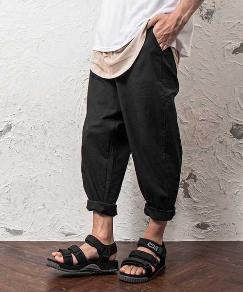 MinoriTY（マイノリティ）の「バルーンテーパードストレッチパンツ（その他パンツ・メンズ・ブラック/ベージュ/モカ・M/L）」の2枚目の写真