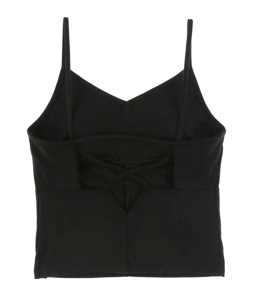 ALEXIA STAM（アリシアスタン）の「Eco Suede Camisole/エコスエードキャミソール（キャミソール・レディース・ブラック/ブラウン/ベージュ・FREE）」の15枚目の写真