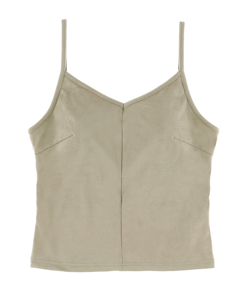 ALEXIA STAM（アリシアスタン）の「Eco Suede Camisole/エコスエードキャミソール（キャミソール・レディース・ブラック/ブラウン/ベージュ・FREE）」の20枚目の写真