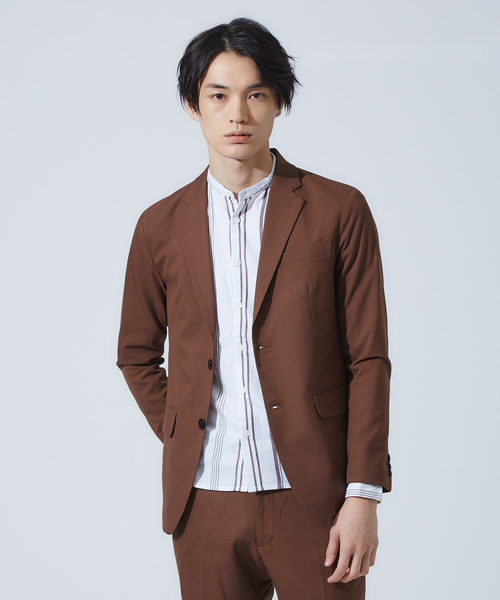 ABAHOUSE GRAY(アバハウスグレイ)の「※【セットアップ対応/展開店舗限定】Carreman ジャケット(テーラードジャケット・メンズ・チャコールグレー/ネイビー/モカ/グレー系その他・44/46/48/50)」の3枚目の写真