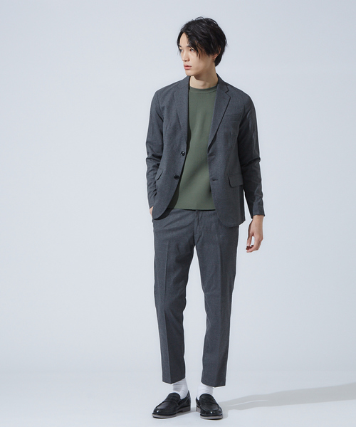ABAHOUSE GRAY(アバハウスグレイ)の「※【セットアップ対応/展開店舗限定】Carreman ジャケット(テーラードジャケット・メンズ・チャコールグレー/ネイビー/モカ/グレー系その他・44/46/48/50)」の11枚目の写真