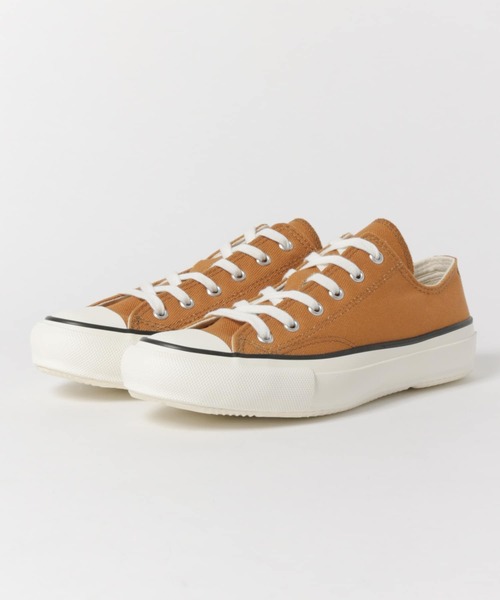 MoonStar（ムーンスター）の「MOONSTAR×FORK&SPOON　LOWBASKET（スニーカー・メンズ・オリーブ/オレンジ系その他・26/27/26.5）」の4枚目の写真