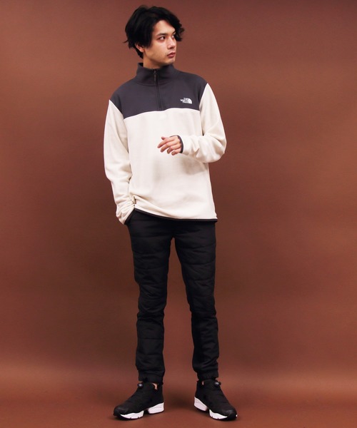 THE NORTH FACE TKA Glacier フリース ハーフジップスウェット