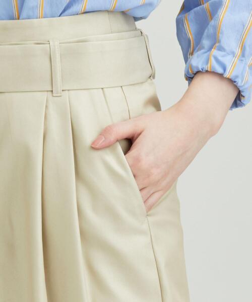 green label relaxing（グリーンレーベルリラクシング）の「◆FM ギャバ バレル パンツ（その他パンツ・レディース・ナチュラル/ライトブルー/ライラック・38/40/34/36）」の15枚目の写真