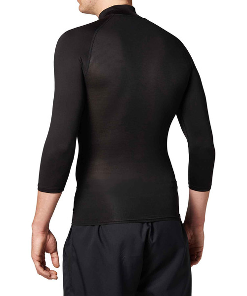 UNDER ARMOUR(アンダーアーマー)の「UAヒートギアアーマー コンプレッション 3/4モックネック シャツ(ベースボール/メンズ)(Tシャツ/カットソー・メンズ・ネイビー/ブラック/ダークネイビー・MD/XL/LG/SM/XXL/3XL)」の9枚目の写真
