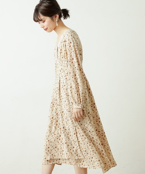 natural couture(ナチュラルクチュール)の「レディカシュクールワンピース(ワンピース・レディース・ベージュ/ネイビー/イエロー/ピンク/その他1/その他2・FREE)」の18枚目の写真