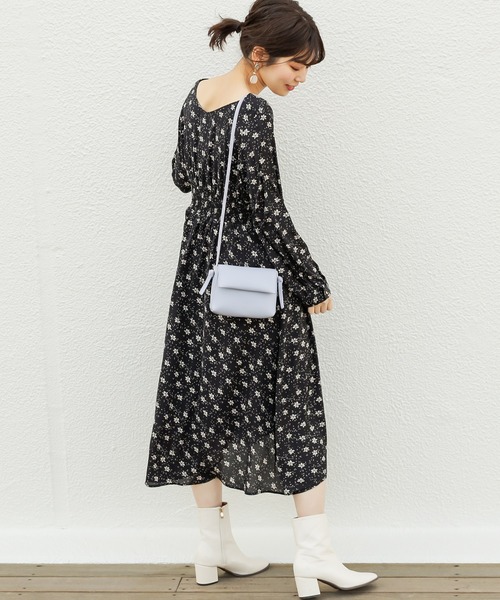 natural couture(ナチュラルクチュール)の「レディカシュクールワンピース(ワンピース・レディース・ベージュ/ネイビー/イエロー/ピンク/その他1/その他2・FREE)」の15枚目の写真