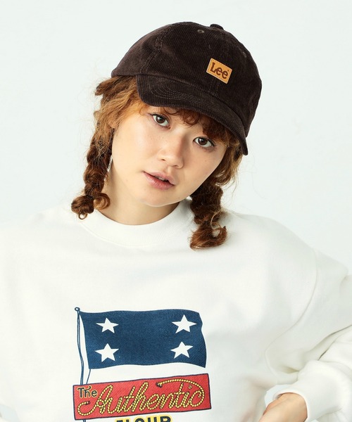 Lee（リー）の「Lee/リー ロゴ　キャップ ワンポイントロゴ（キャップ・レディース・ブラック/ホワイト/ブラウン/グリーン/ボルドー/ブラック系その他/ネイビー/ベージュ/ベージュ系その他・SMALL/MEDIUM）」の4枚目の写真