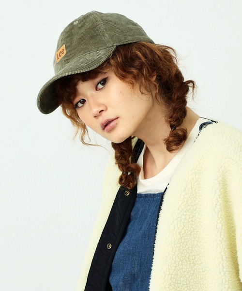 Lee（リー）の「Lee/リー ロゴ　キャップ ワンポイントロゴ（キャップ・レディース・ブラック/ホワイト/ブラウン/グリーン/ボルドー/ブラック系その他/ネイビー/ベージュ/ベージュ系その他・SMALL/MEDIUM）」の7枚目の写真
