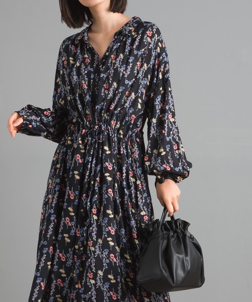 レーヨンボタニカルプリントワンピース 花柄 ワンピース Omnes オムネス のファッション通販 Zozotown