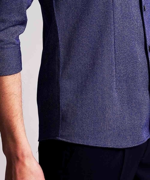 MICHEL KLEIN HOMME (ミッシェルクランオム)の「シャツ(ロジェ)(シャツ/ブラウス・メンズ・ライトパープル/ダークネイビー/ベージュ/ライトブルー・46/48/51/52)」の11枚目の写真