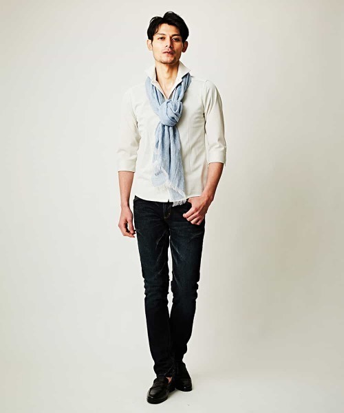 MICHEL KLEIN HOMME (ミッシェルクランオム)の「シャツ(ロジェ)(シャツ/ブラウス・メンズ・ライトパープル/ダークネイビー/ベージュ/ライトブルー・46/48/51/52)」の1枚目の写真